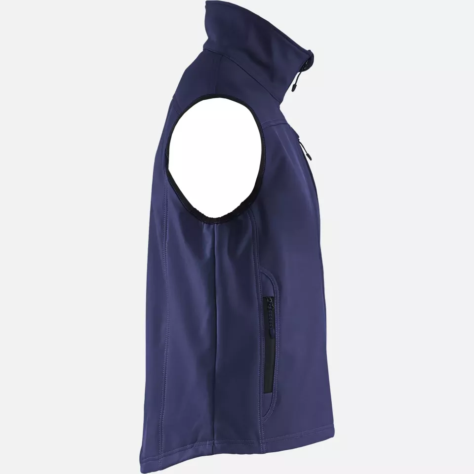Blaklader 817025158900, Softshell Vest, Navy Blue, image 2, gallery thumbnail