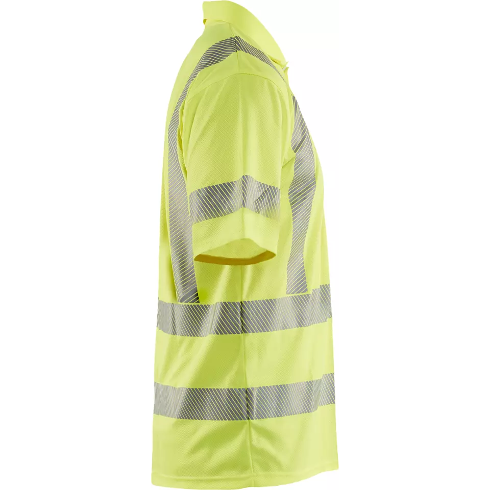 Blåkläder 342810133300, High Vis UV Protection Polo Shirt, Yellow, image 2, gallery thumbnail