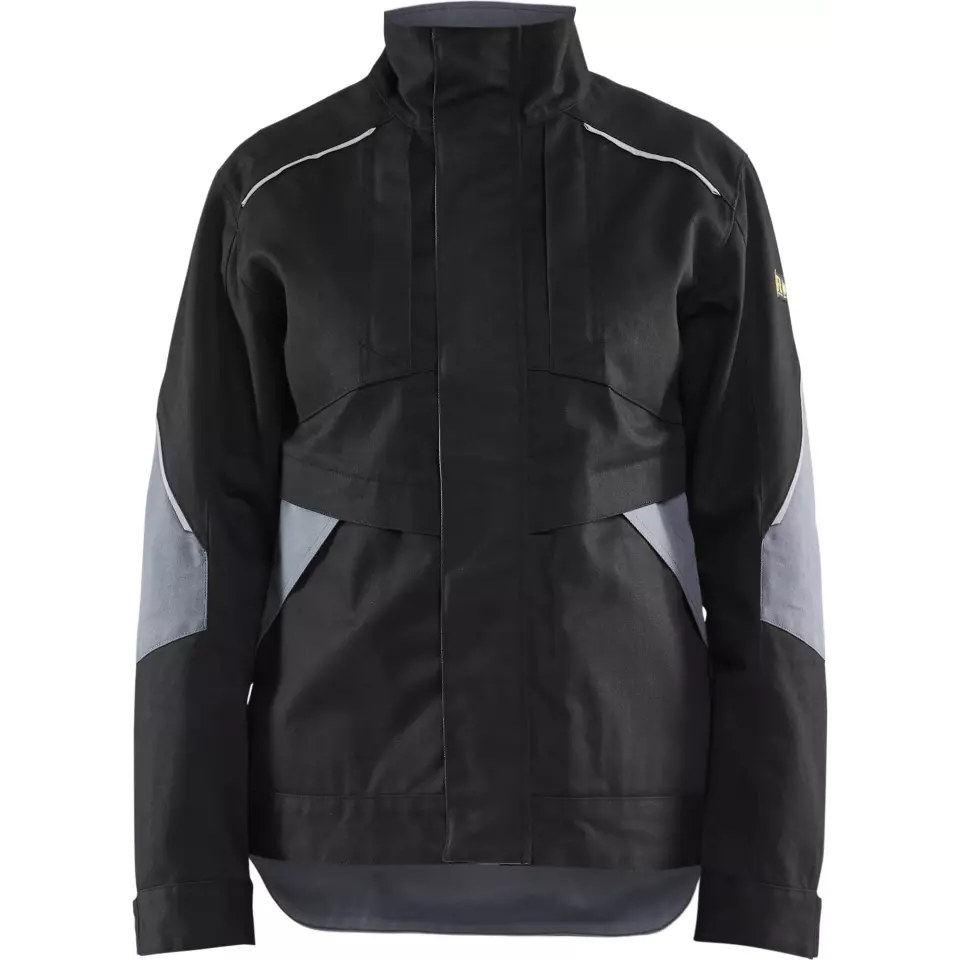 Blåkläder 407115169994, Ladies Flame Resistant Jacket, Black/Grey, image 1, gallery thumbnail