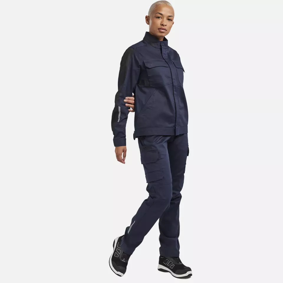 Blaklader 444318328699, Ladies Industry Stretch Jacket, Dark Navy/Black, image 5, gallery thumbnail