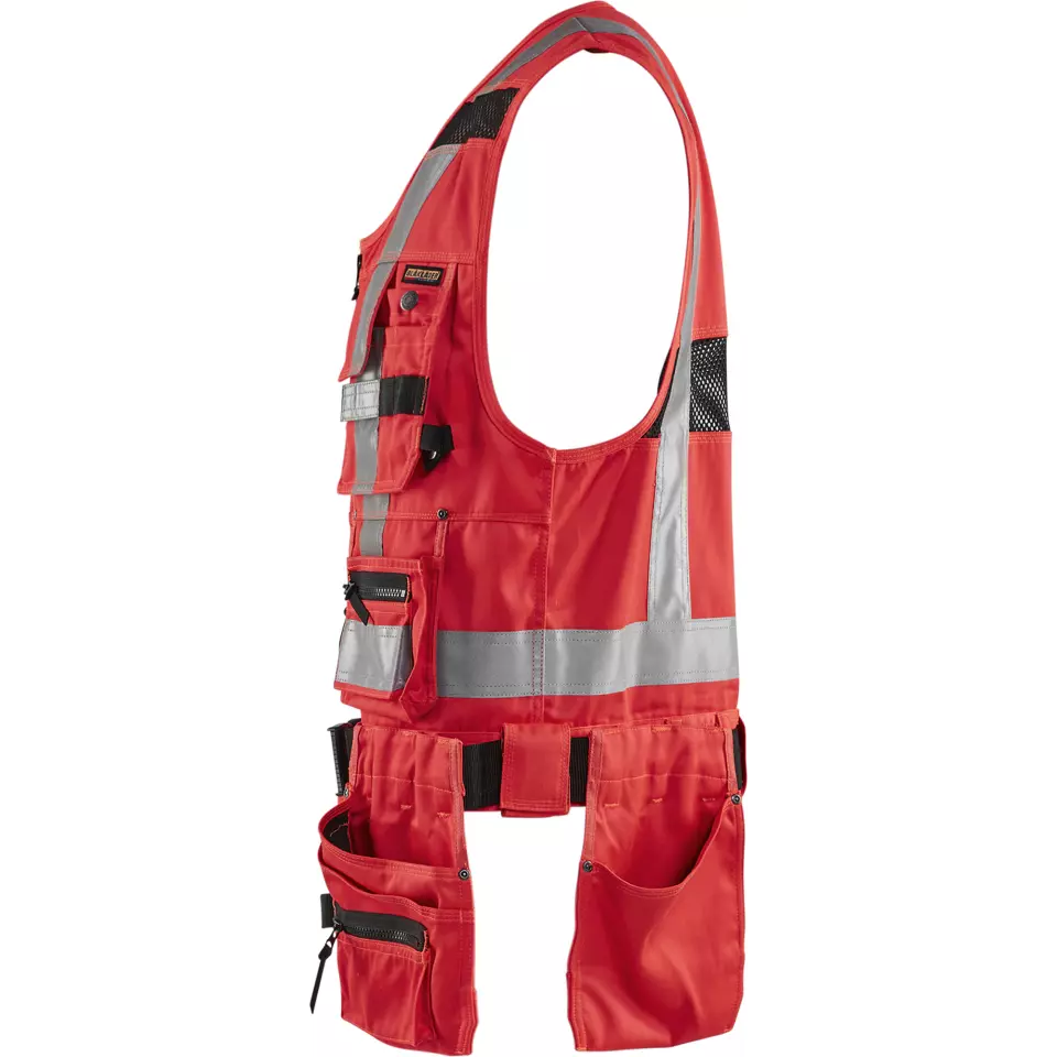 Blaklader 303218045500, High Vis Tool Vest, Red, image 3, gallery thumbnail
