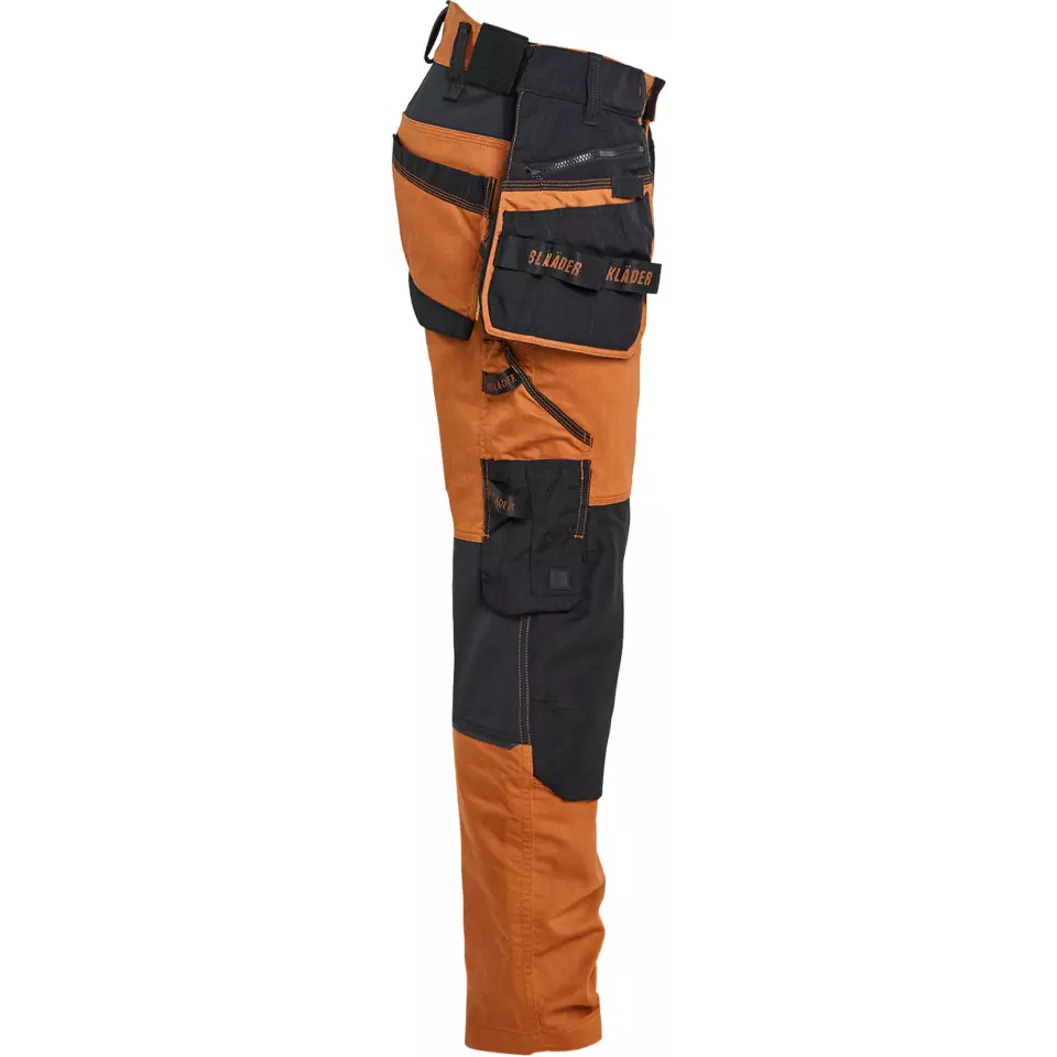 Blåkläder 197011494099, STRIKER Stretch Craftsman Work Trousers, Rust/Black, image 2, gallery thumbnail