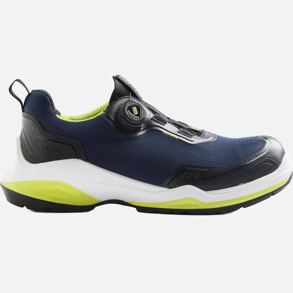 Blaklader 248600008643, STRIKER Safety Shoe, Dark Blue/Lime Green, image 1, gallery thumbnail