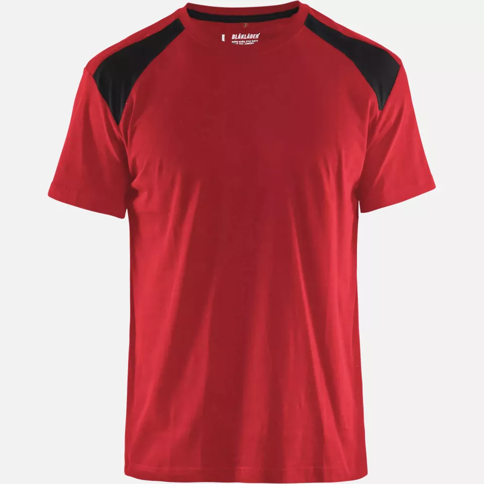 Blaklader 337910425699, T-Shirt, Red/Black, image 1, gallery thumbnail