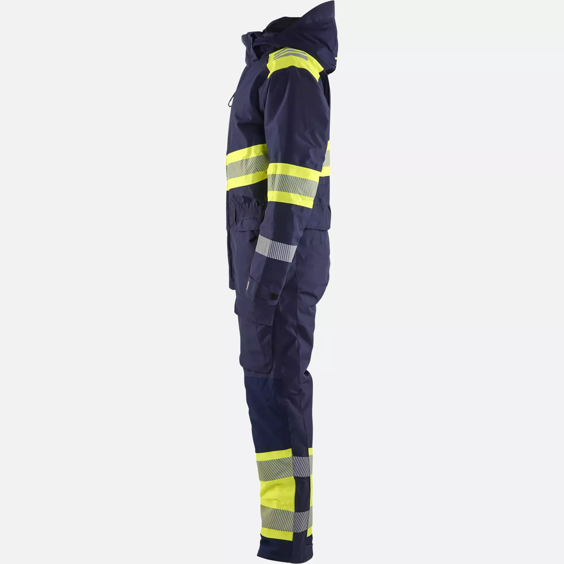 Blaklader 672019778933, High Vis Winter Coverall, Navy/Yellow, image 3