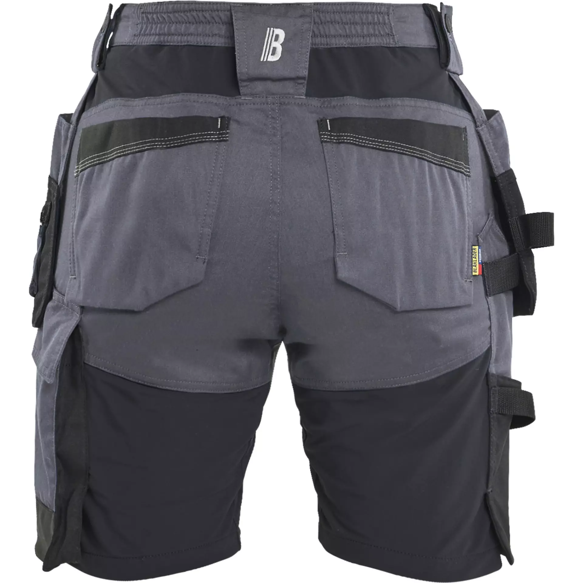 Blaklader 713318329600, Ladies Stretch Craftsman Shorts, Medium Grey, image 4