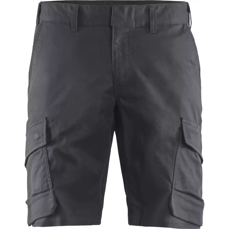 Blaklader 144618329699, Industry Stretch Shorts, Medium Grey/Black, image 1, gallery thumbnail