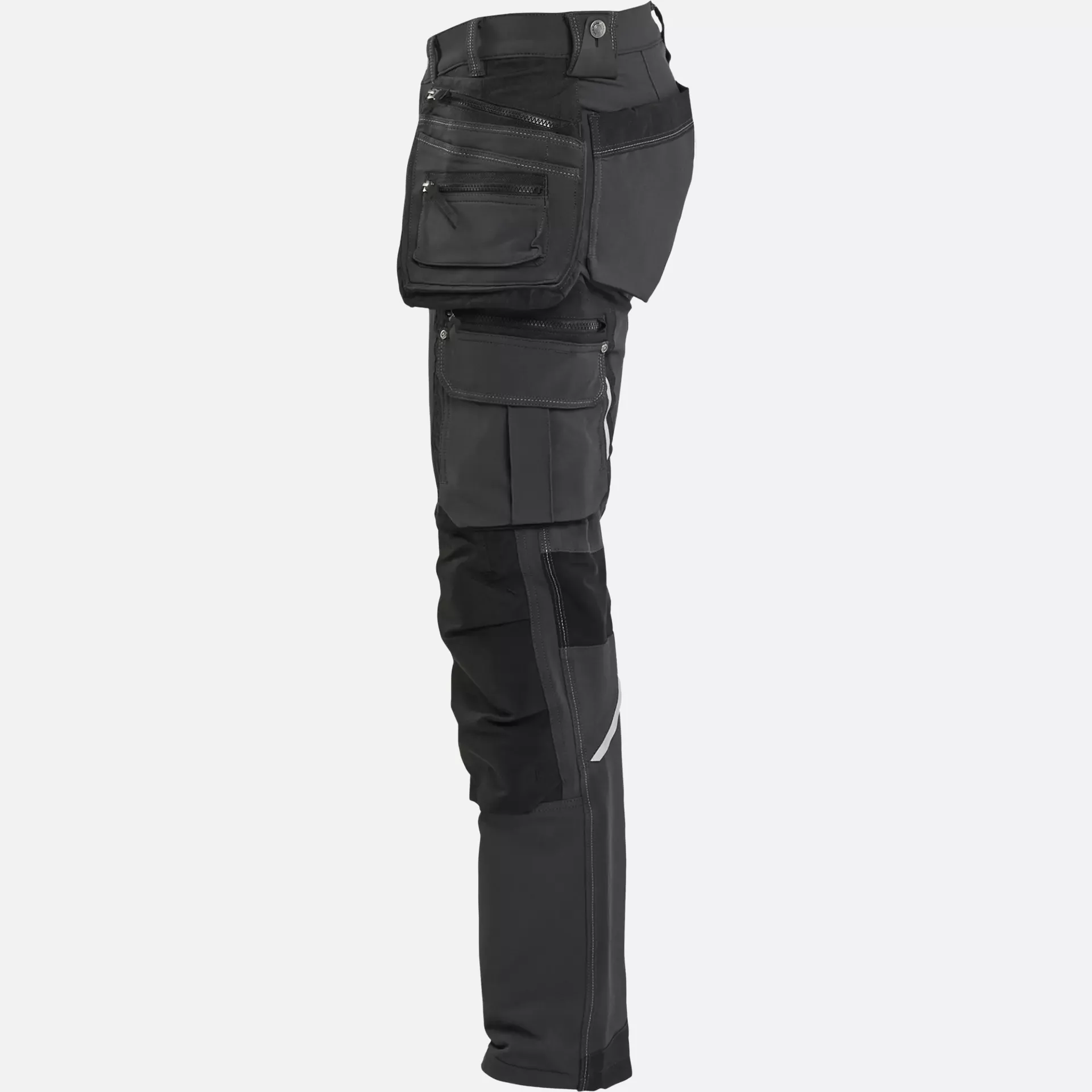 Blaklader 199816449899, X1900 4-Way Stretch Craftsman Work Trousers, Dark Grey/Black, image 3