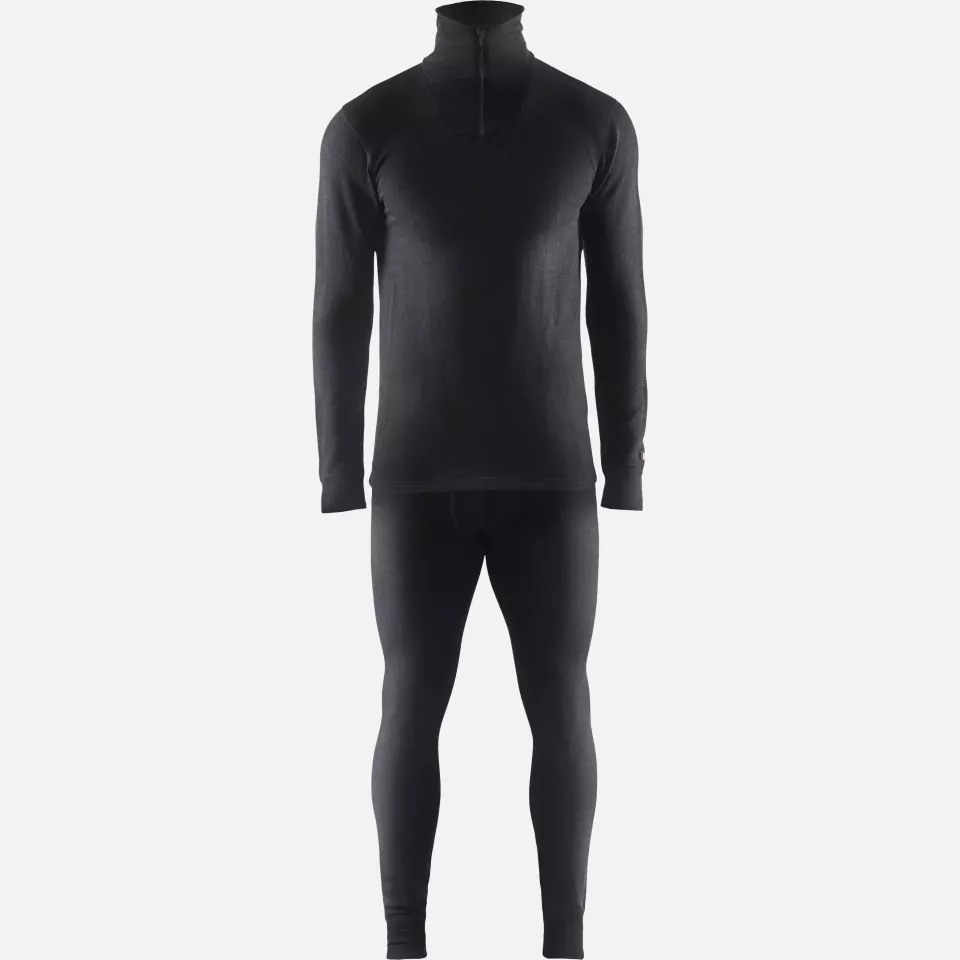 Blaklader 489417069900, XWARM Undershirt, Black, image 5, gallery thumbnail