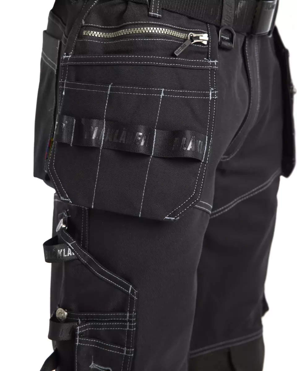 Blaklader 179013709900, Stretch Craftsman Work Trousers, Black, image 7, gallery thumbnail