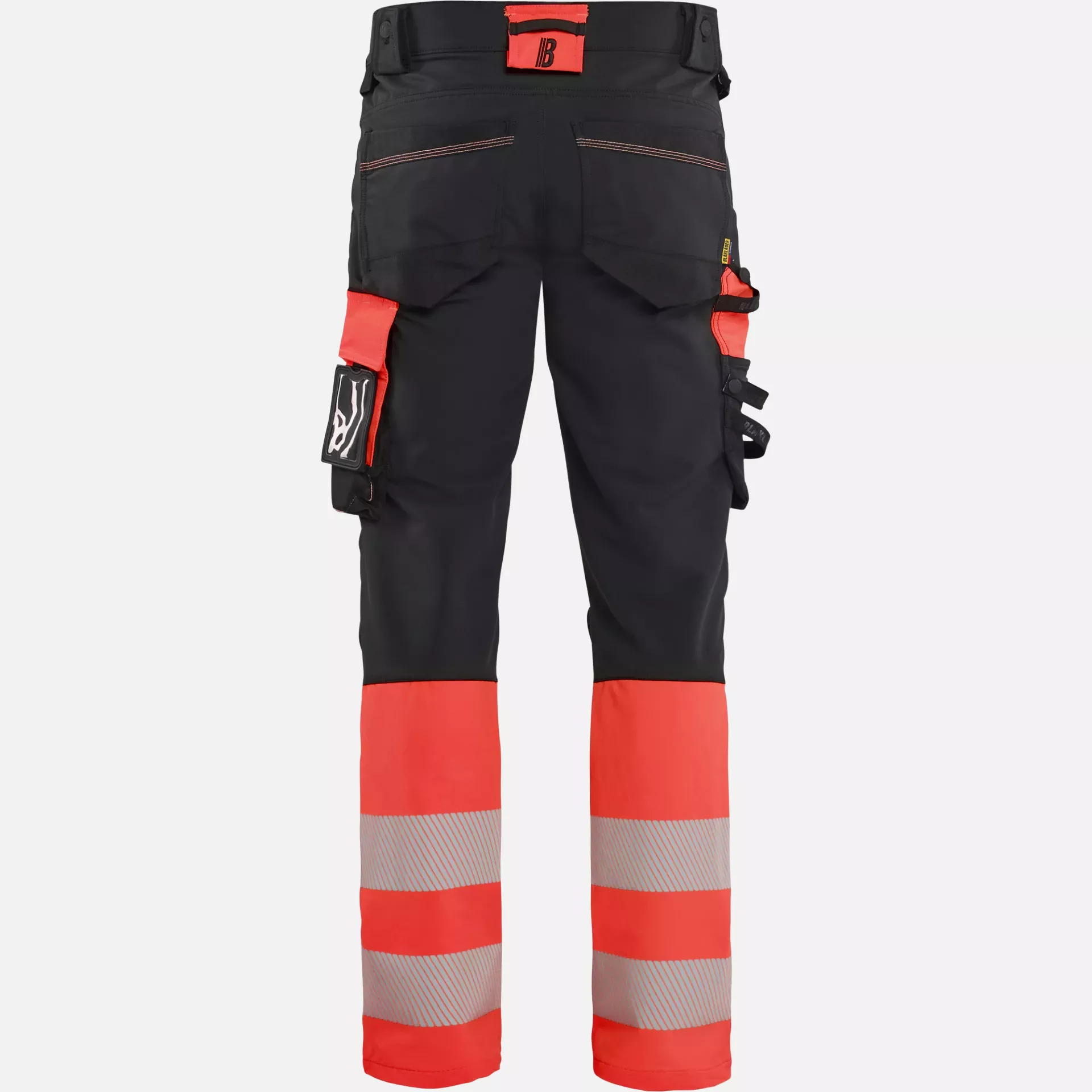 Blaklader 112616489955, Hi-Vis Work Trousers 4-Way Stretch, Black/Hi-Vis Red, image 4