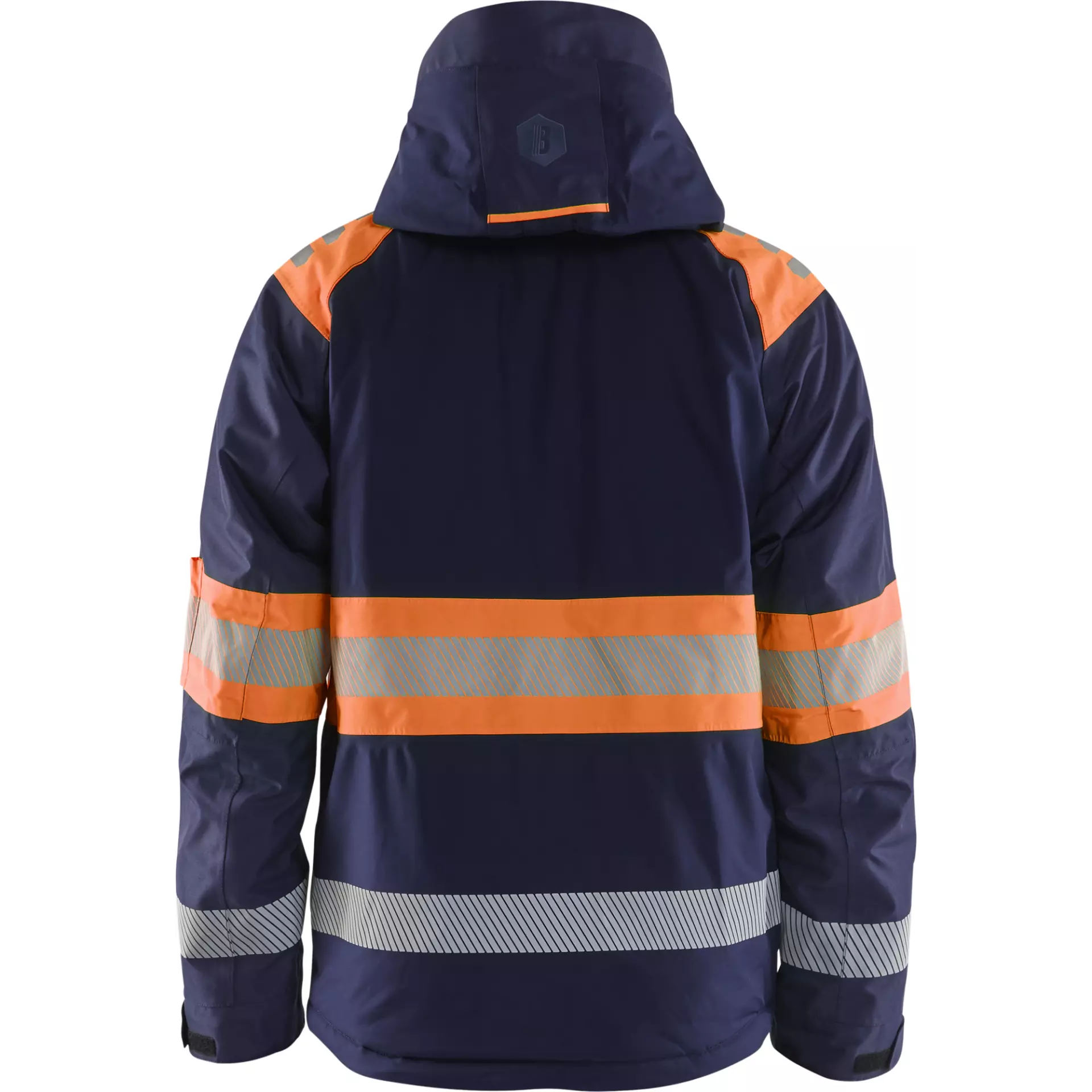 Blaklader 448019778953, High Vis Winter Jacket, Navy Blue/Orange, image 4