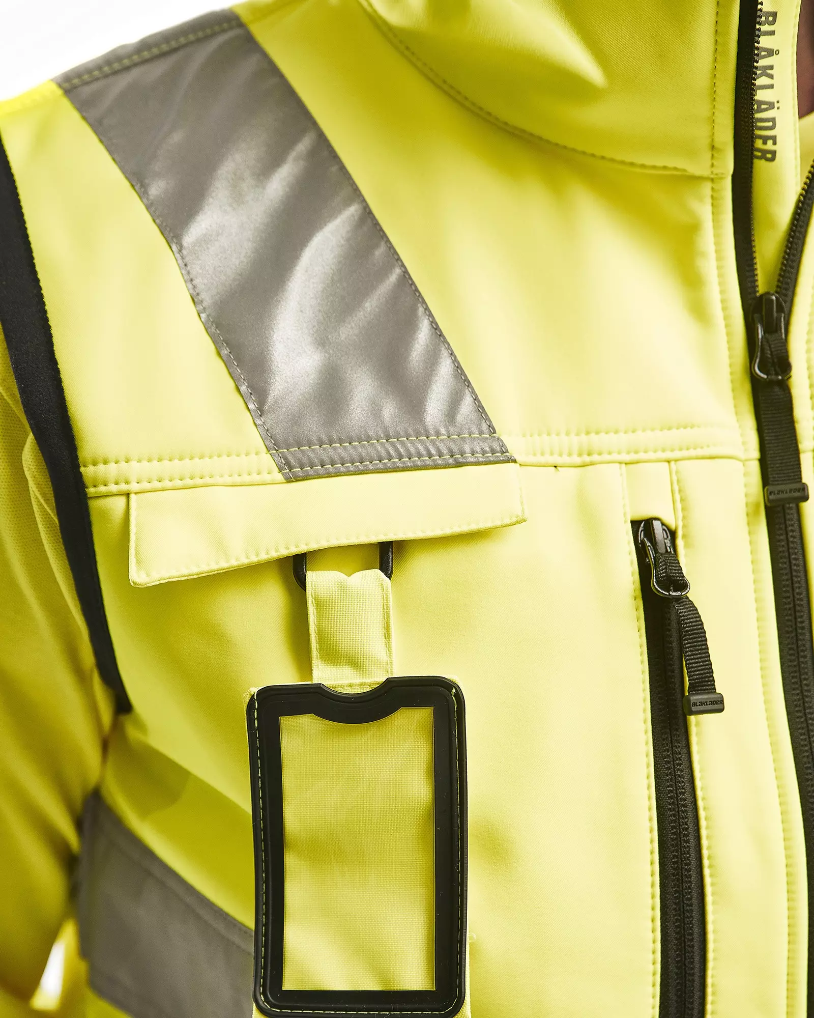 Blåkläder 304925173300, High Vis Softshell Vest, Yellow, image 7