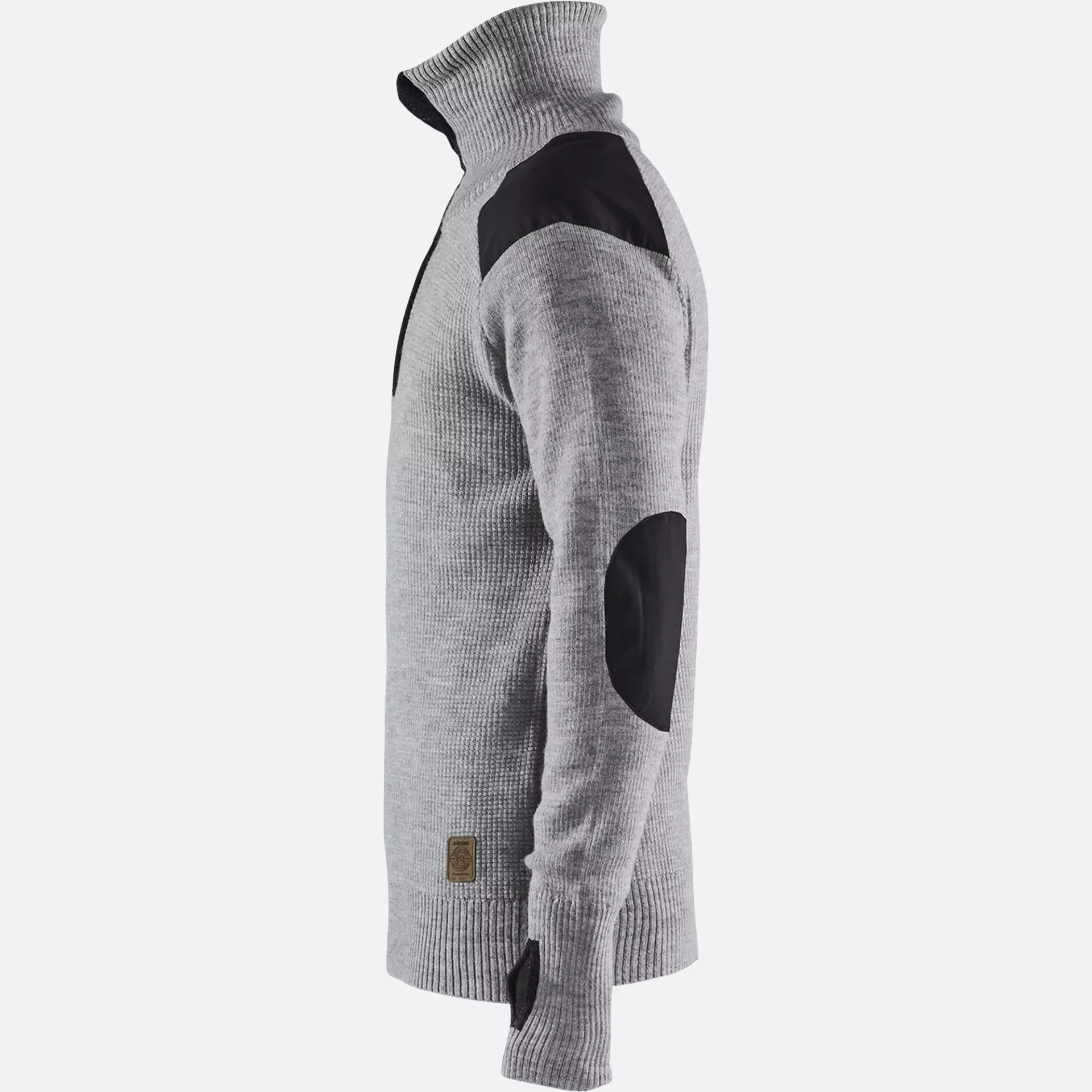 Blaklader 463010719098, Wool Sweatshirt, Grey Melange/Dark Grey, image 3