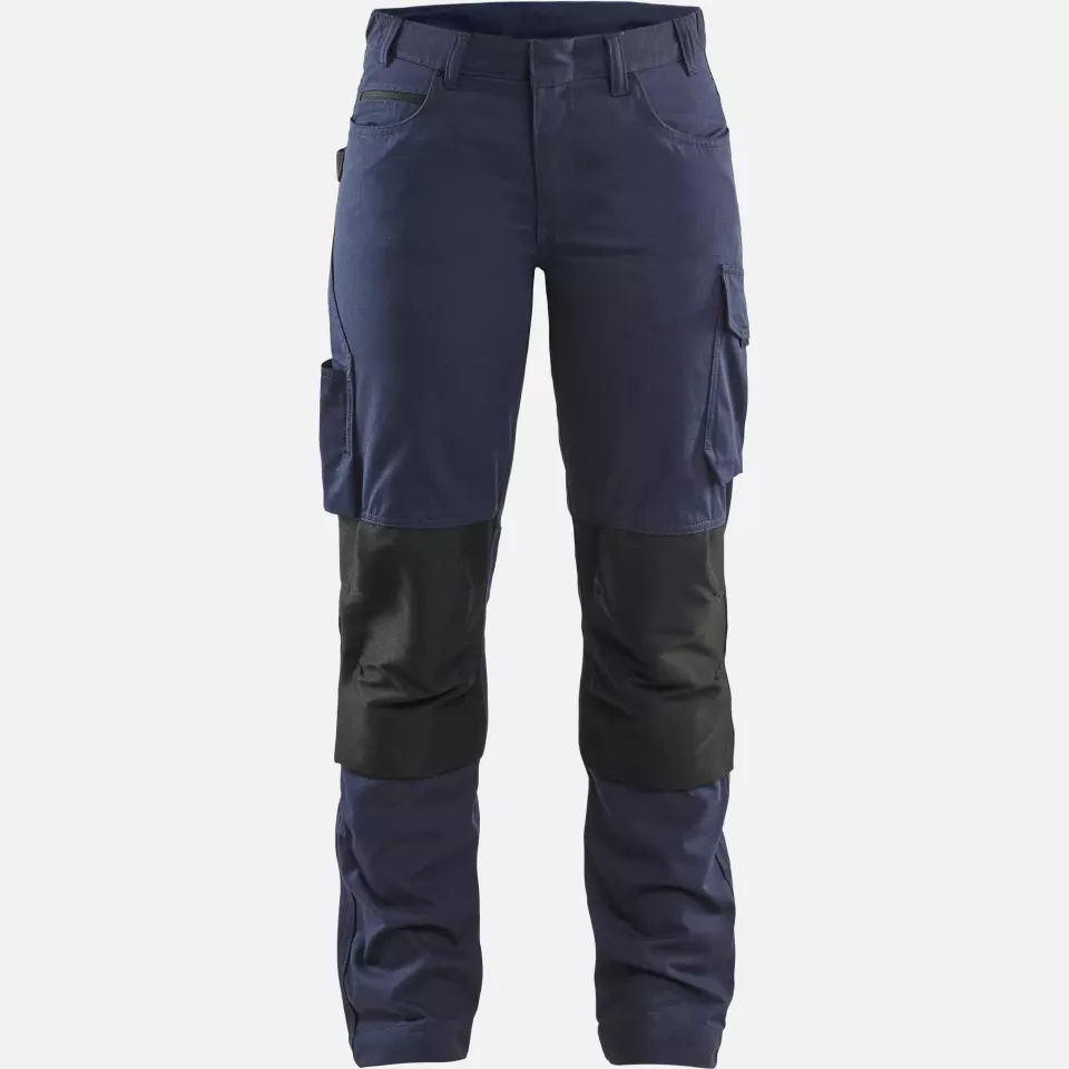 Blaklader 719513308699, Ladies Stretch Work Trousers, Dark Navy/Black, image 1, gallery thumbnail
