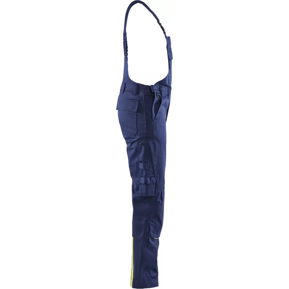 Blaklader 260115018933, Welding Bib and Brace, Navy/ Yellow, image 2, gallery thumbnail