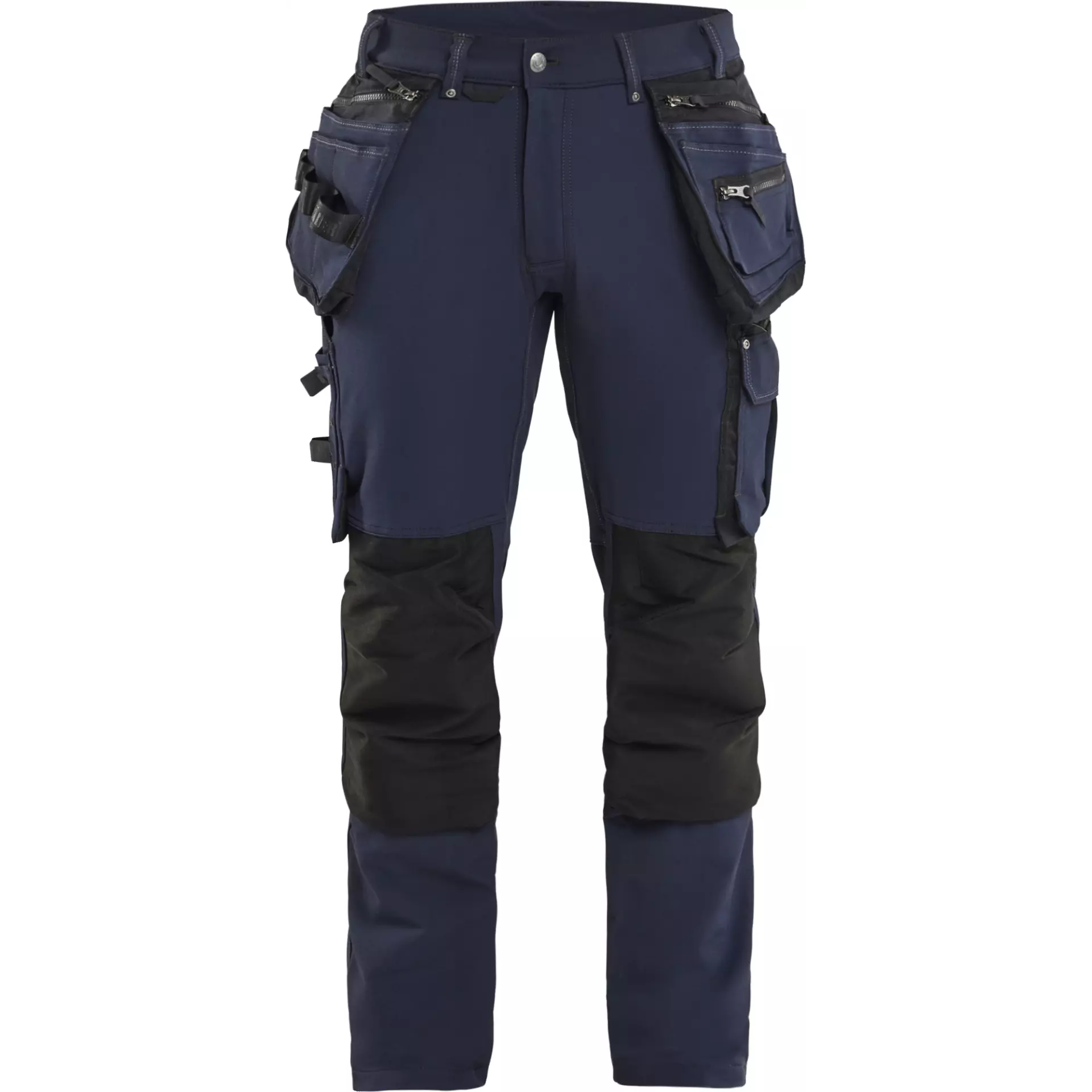 Blaklader 199816448699, X1900 4-Way Stretch Craftsman Work Trousers, Dark Navy/Black
