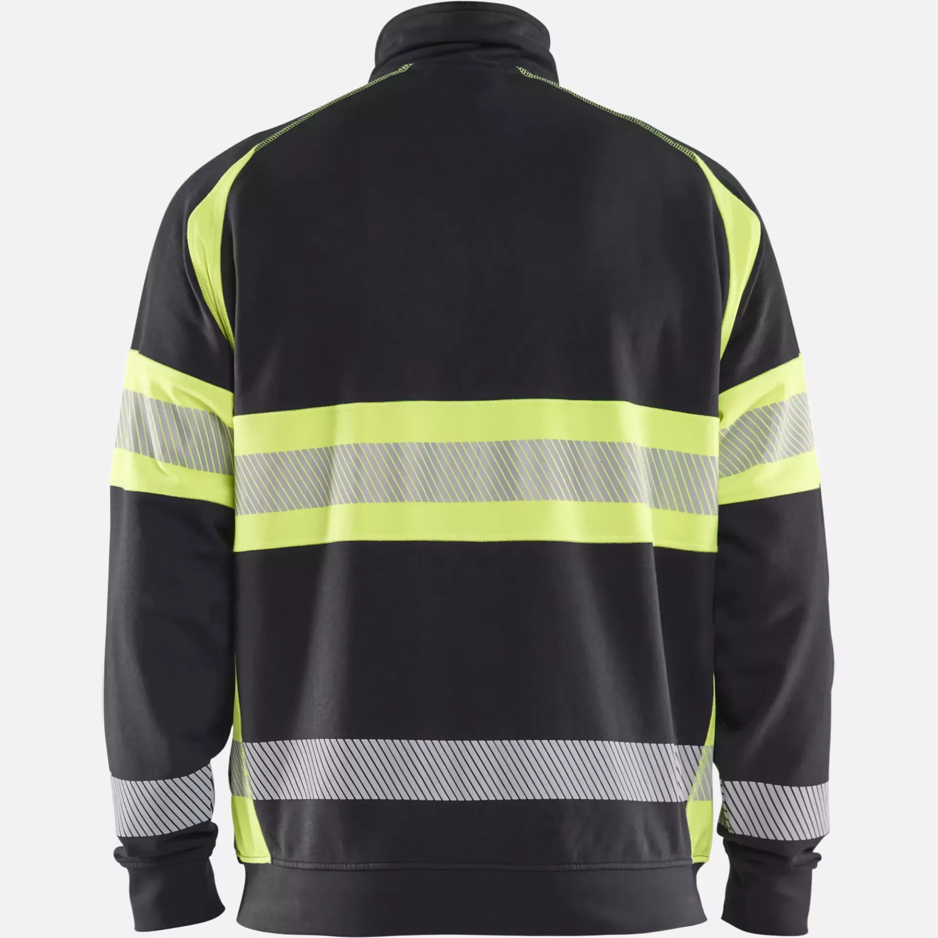 Blaklader 355111589933, High Vis Sweat Jacket, Black/Yellow, image 4