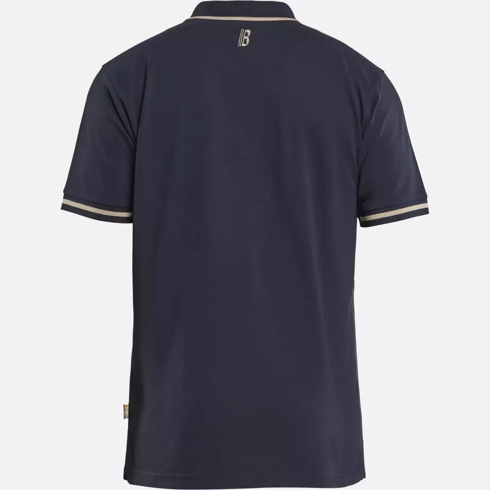 Blaklader 940210508600, Grit and Grind Polo Shirt, Dark Navy, image 3, gallery thumbnail