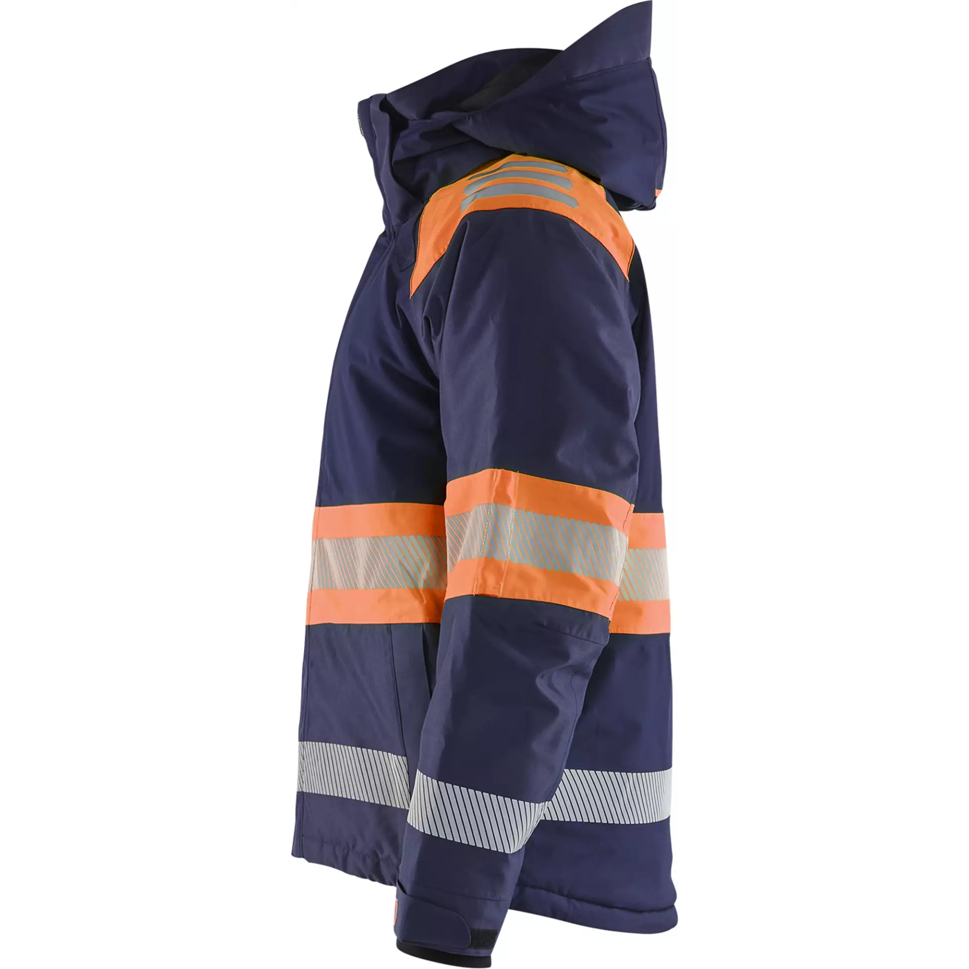 Blaklader 448019778953, High Vis Winter Jacket, Navy Blue/Orange, image 3