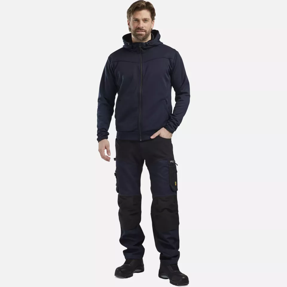 Blaklader 179918608699, Stretch Craftsman Work Trousers, Dark Navy/Black, image 5, gallery thumbnail