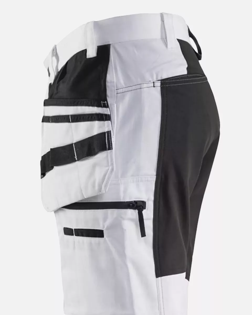 Blaklader 191010001099, Malerhose mit Stretcheinsätzen, Weiß/Schwarz, image 6, gallery thumbnail