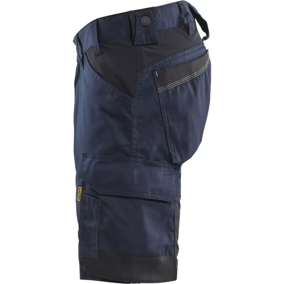 Blaklader 175318328600, Stretch Craftsman Shorts, Dark Navy, image 3, gallery thumbnail