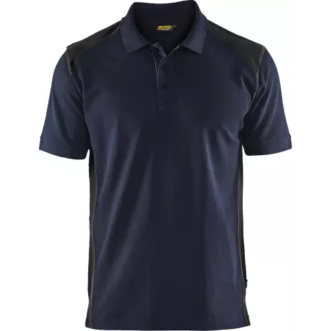 Blaklader Polo Shirt, Dark Navy/Black