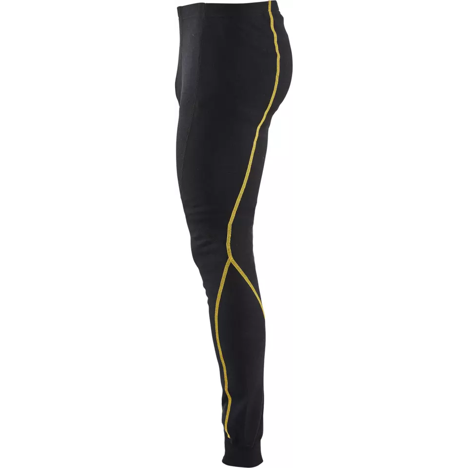 Blaklader 188910759900, Merino Wool Flame Retardant Long Johns, Black, image 3, gallery thumbnail