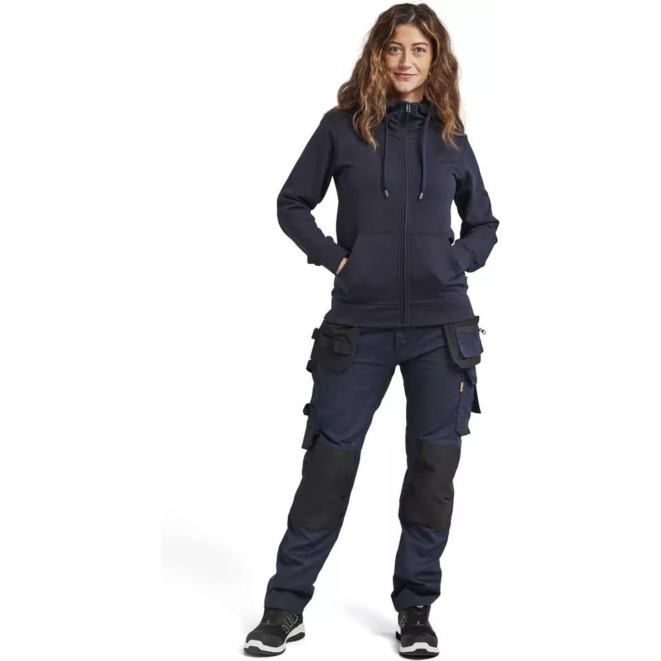 Blaklader 713218328600, Damen Stretch Handwerker Arbeitshose, Dunkel Marineblau, image 4, gallery thumbnail