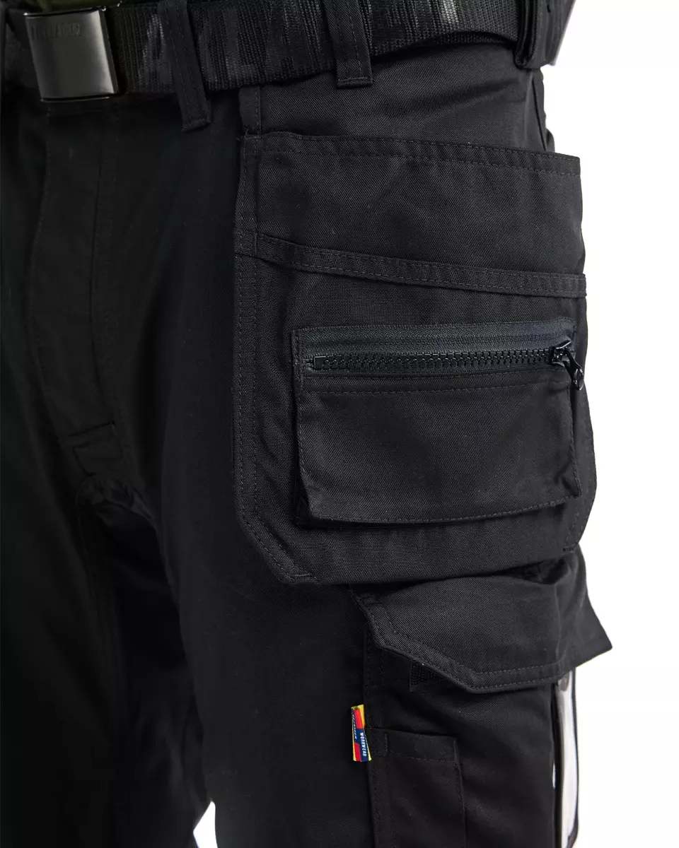 Blåkläder 175018329900, Stretch Craftsman Work Trousers, Black, image 6, gallery thumbnail