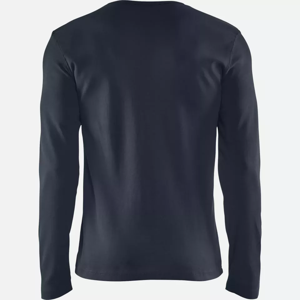 Blaklader 331410328600, Long Sleeve T-Shirt, Dark Navy, image 2, gallery thumbnail
