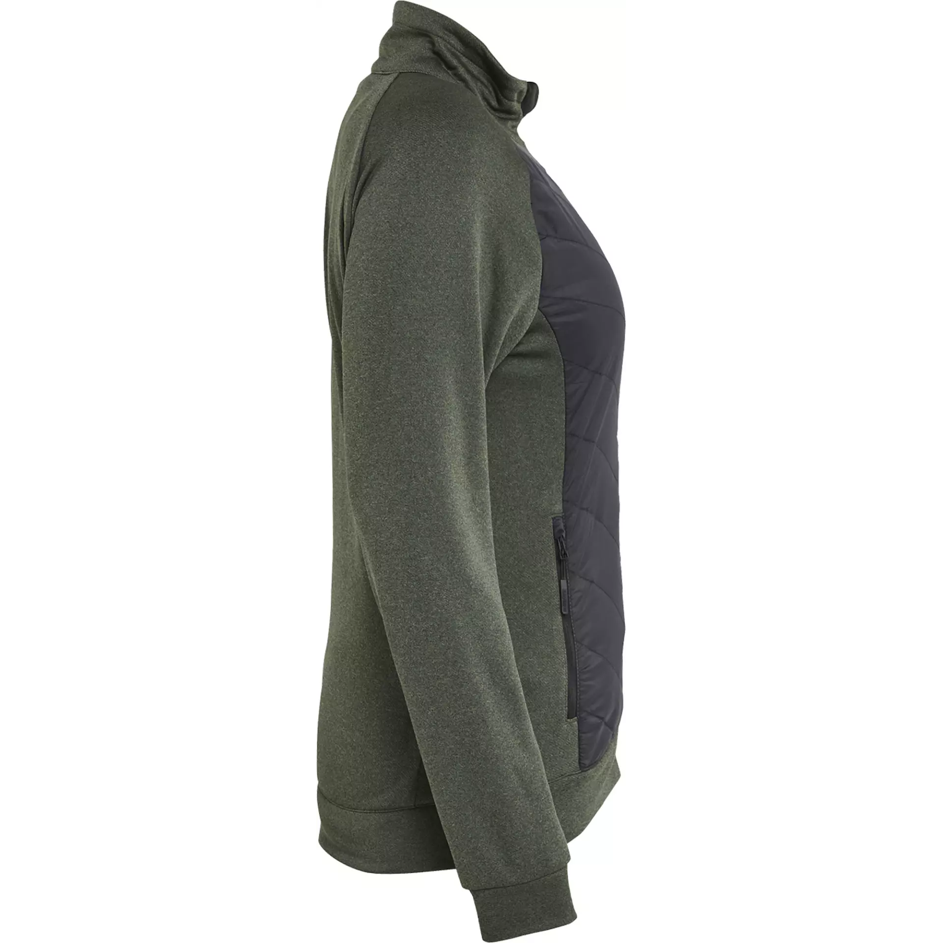 Blåkläder 341925334199, Ladies Hybrid Sweatshirt, Autumn Green/Black, image 2