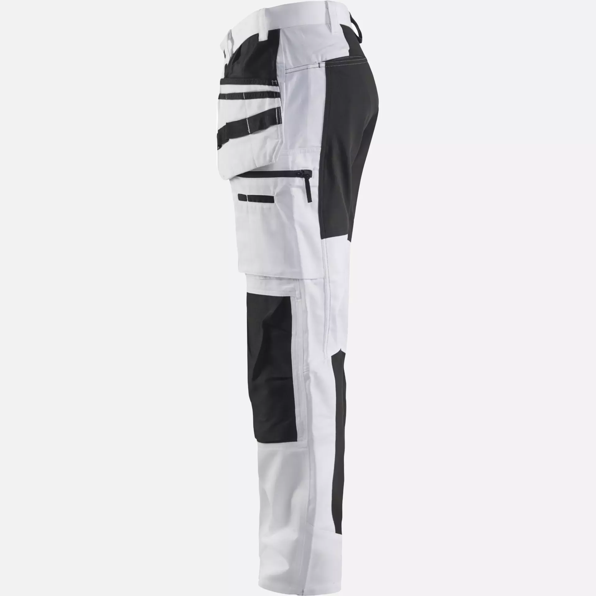 Blaklader 191010001099, Painter Trousers with Stretch Inserts, White/Black, image 3