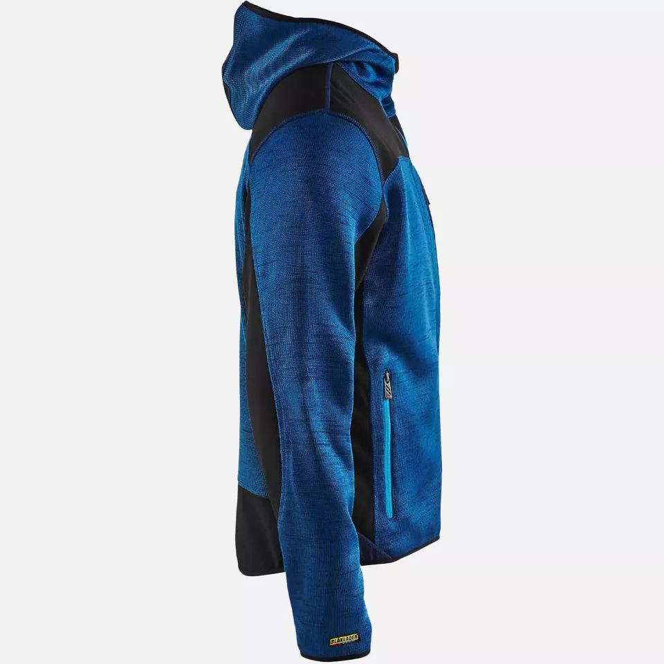 Blaklader 493021178889, Softshell Knitted Jacket, Navy/Navy, image 2, gallery thumbnail