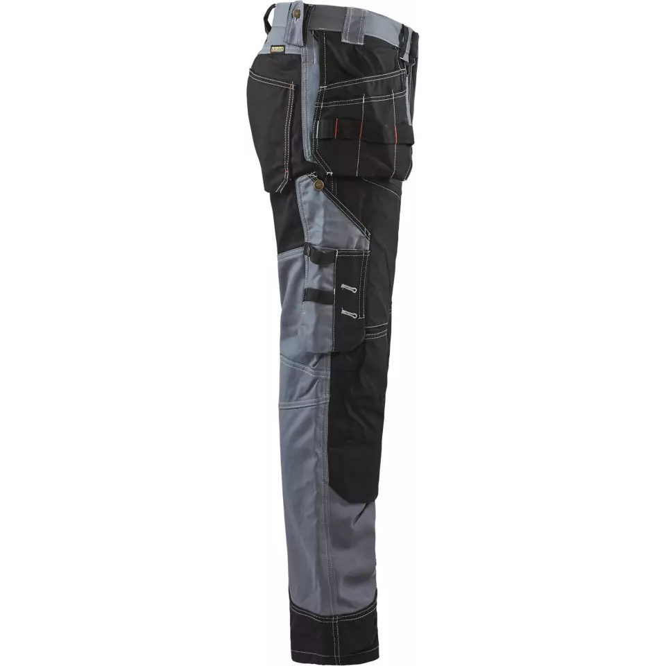 Blaklader 150013709499, Craftsman Work Trousers, Grey/Black, image 2, gallery thumbnail