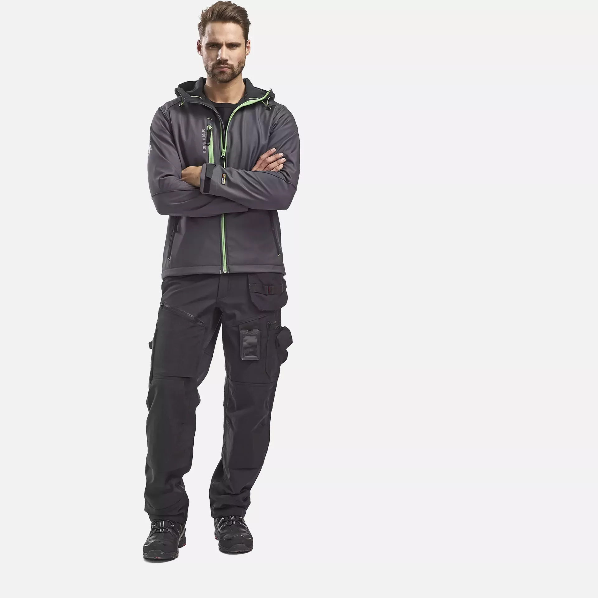 Blaklader 150025179900, Softshell Arbeitshose, Schwarz, image 4