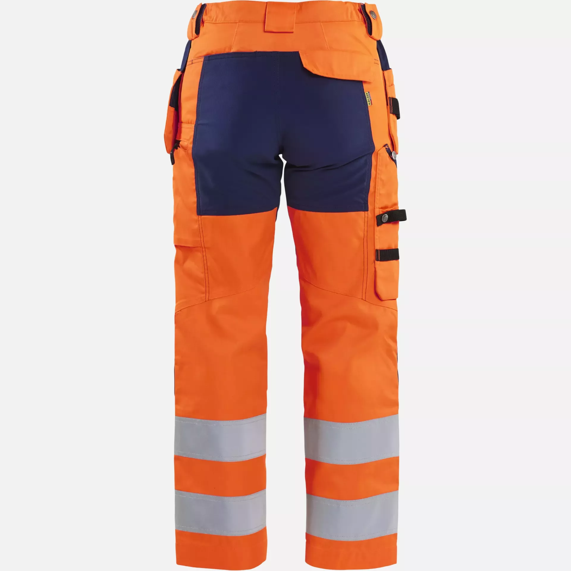 Blaklader 716318115389, High Vis Damen Stretch Arbeitshose, Orange/Marineblau, image 4