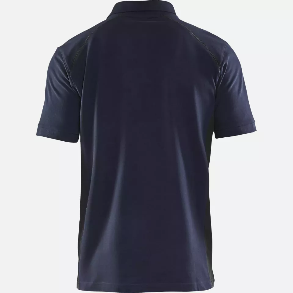 Blaklader 332410508699, Polo Shirt, Dark Navy/Black, image 4, gallery thumbnail