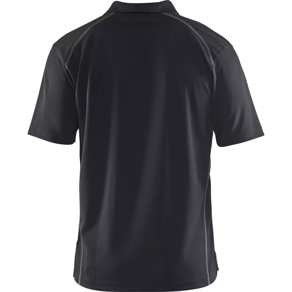 Blaklader 332610519900, UV Protection Polo Shirt, Black, image 4, gallery thumbnail
