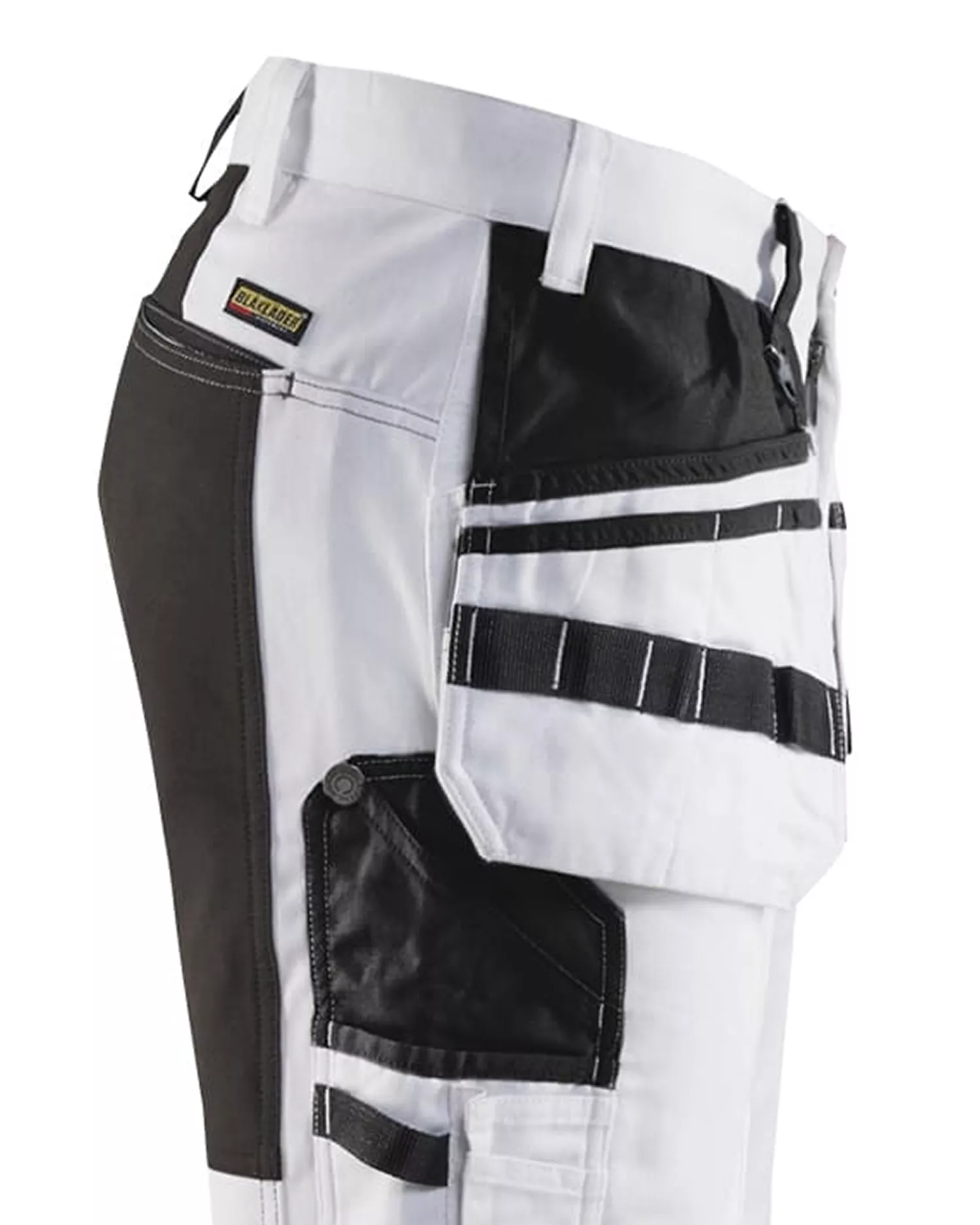 Blaklader 191010001099, Painter Trousers with Stretch Inserts, White/Black, image 7