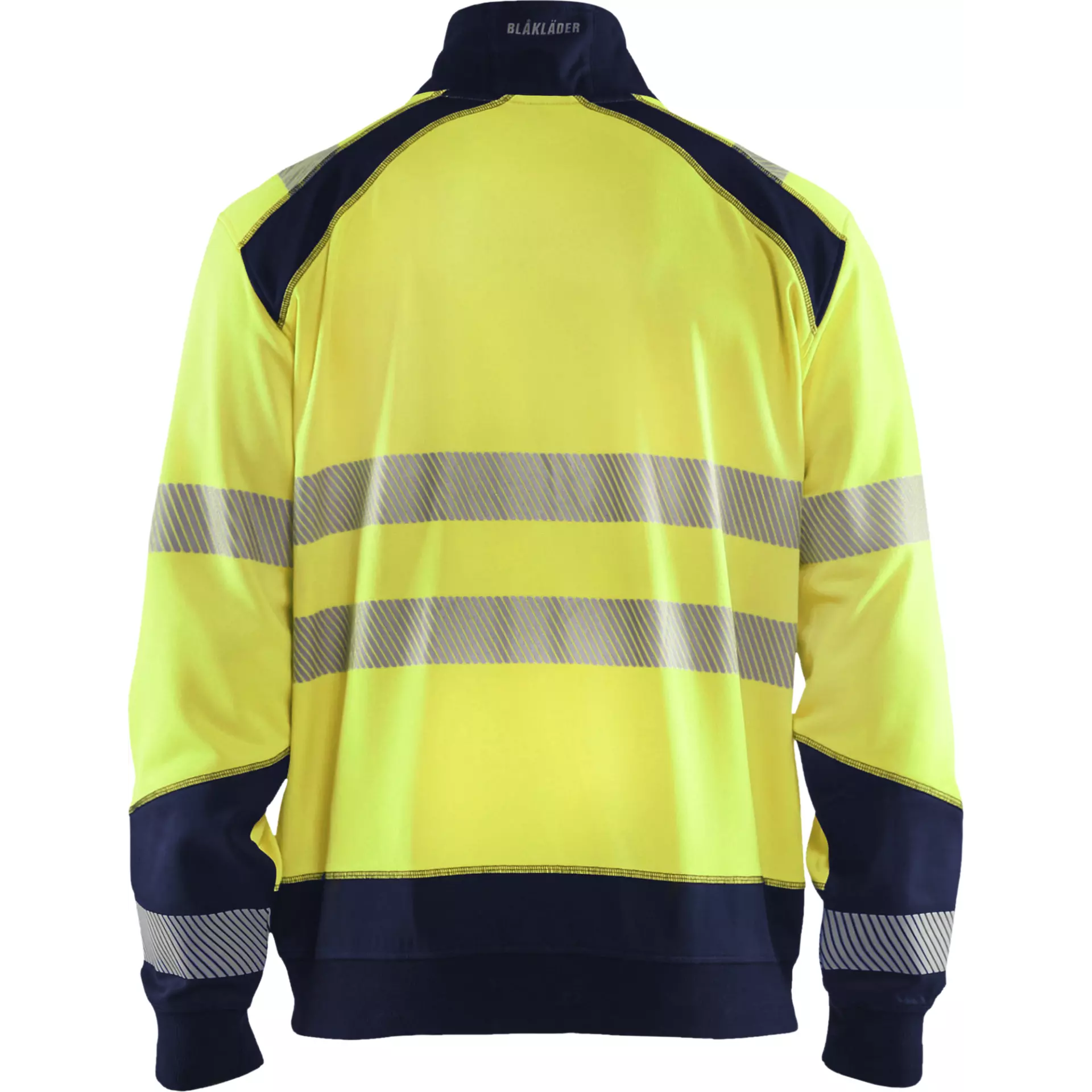 Blaklader 355625283389, High Vis Half-Zip Sweatshirt, Gelb/Marineblau, image 4