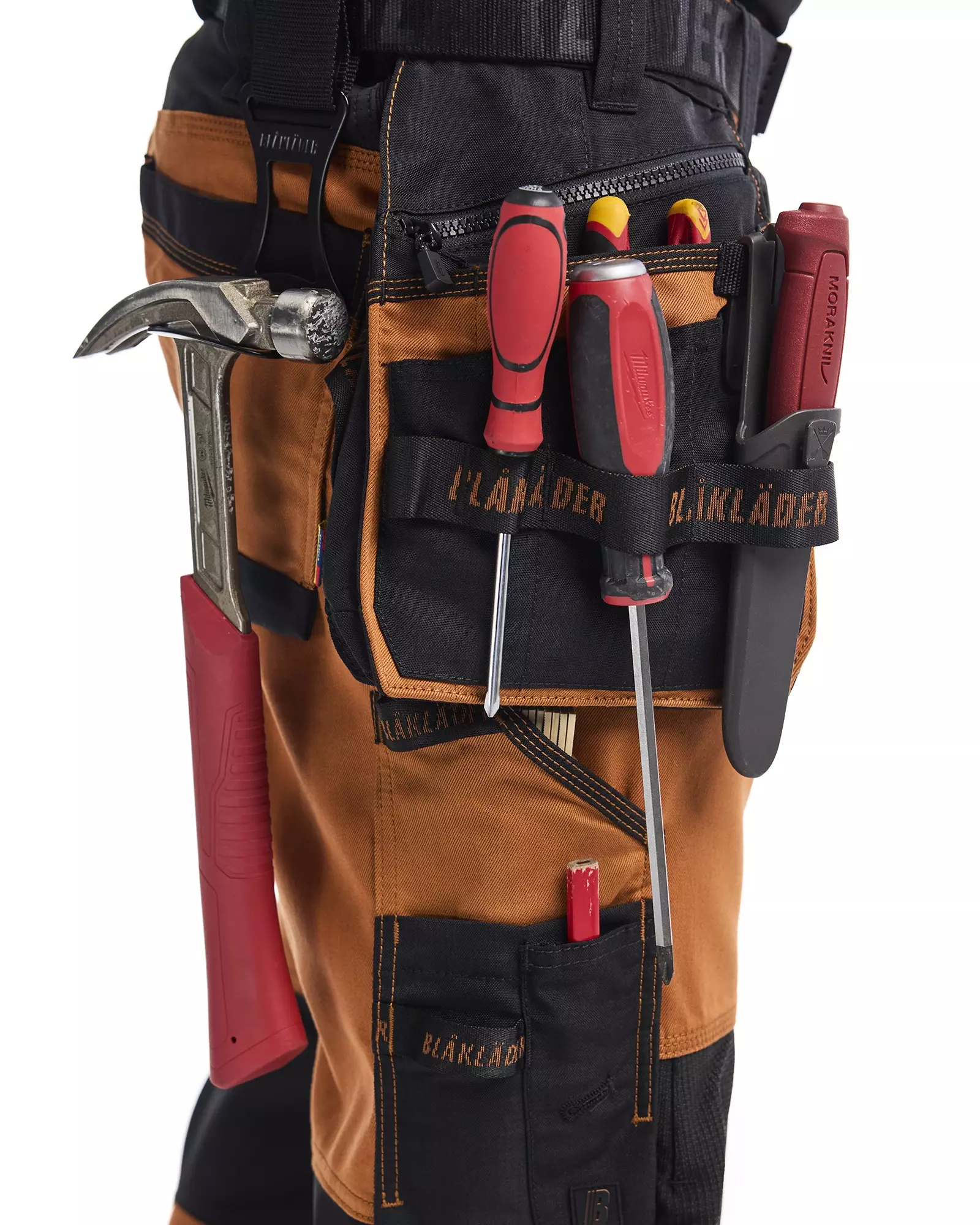 Blåkläder 197011494099, STRIKER Stretch Craftsman Work Trousers, Rust/Black, image 10