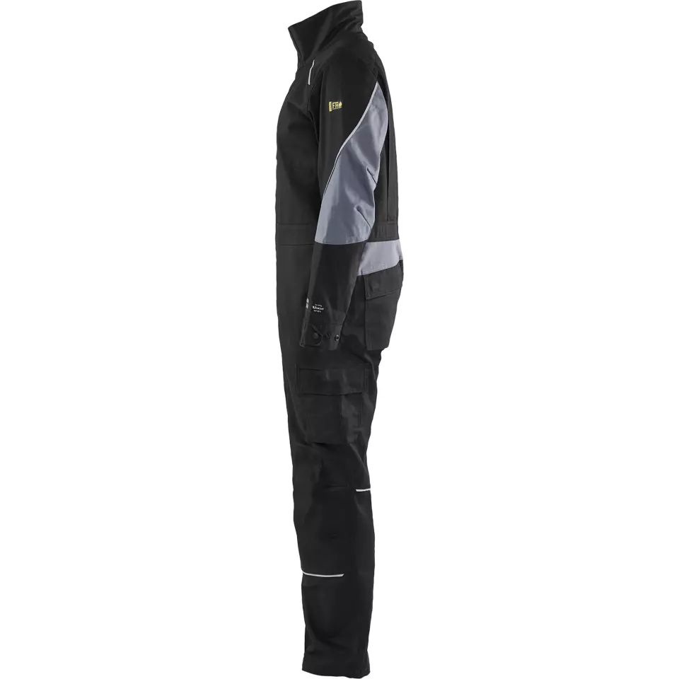 Blåkläder 606115169994, Flame Resistant Coverall, Black/Grey, image 3, gallery thumbnail