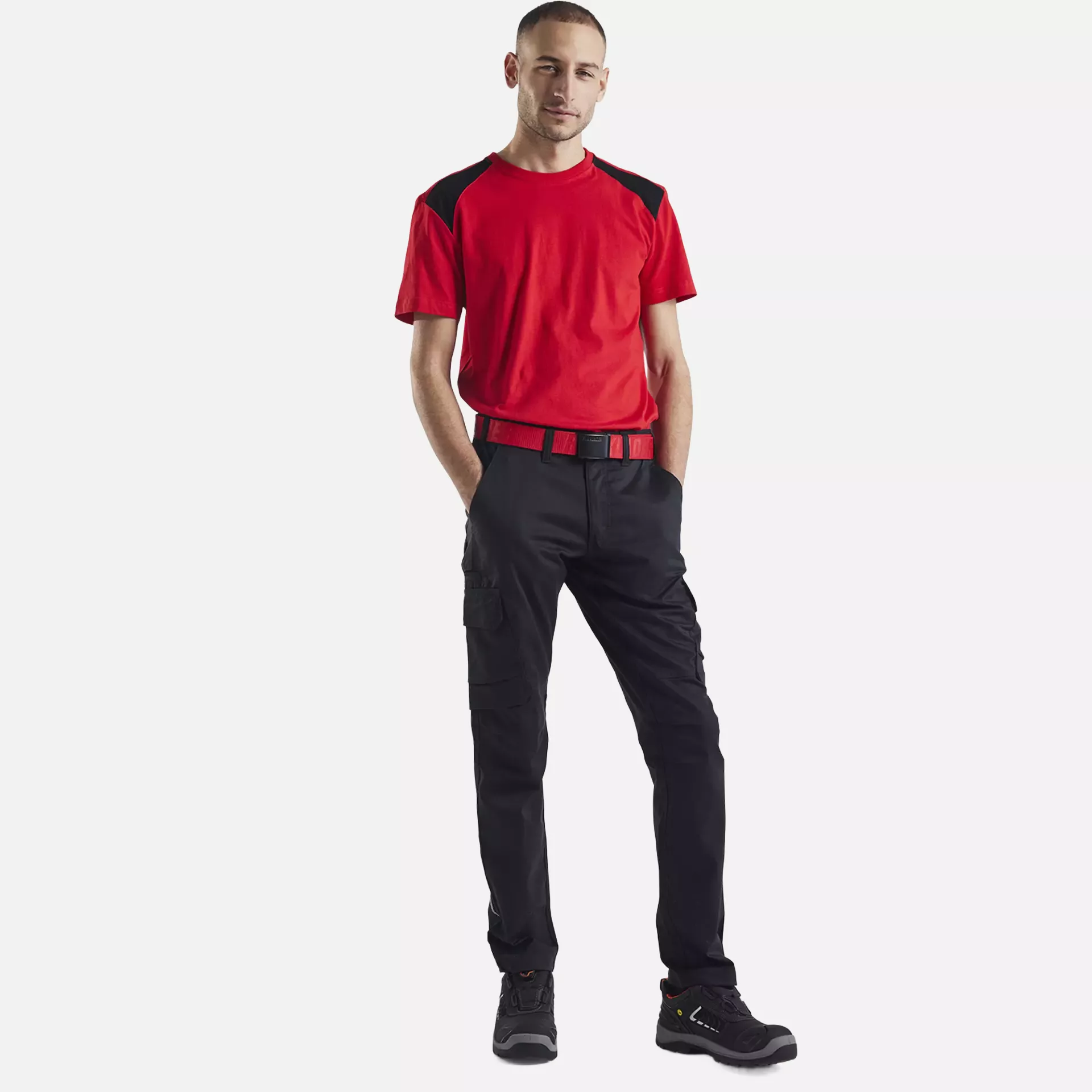 Blaklader 337910425699, T-Shirt, Red/Black, image 5