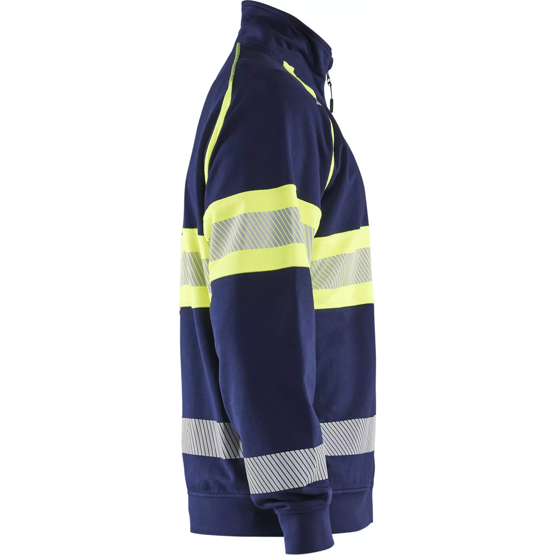 Blaklader 355111588933, High Vis Sweatjacke, Marineblau/ Gelb, image 2