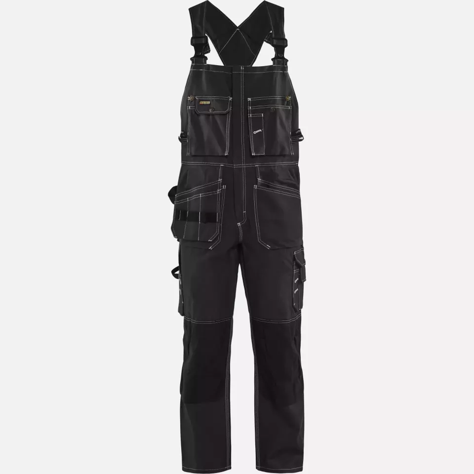 Blaklader 260013709900, Bib and Brace, Black, image 1, gallery thumbnail