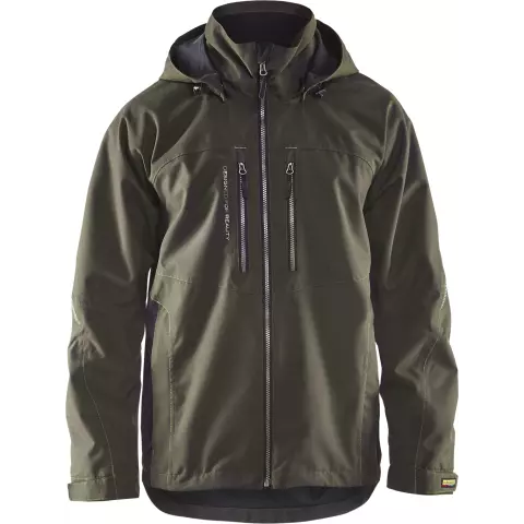 Blaklader Lined Lightweight Winter Jacket, Dark Olive Green/Black
