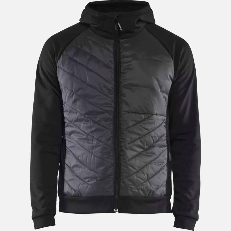 Blaklader 346325269998, Hybrid Sweatshirt, Black/Dark Grey, image 1, gallery thumbnail