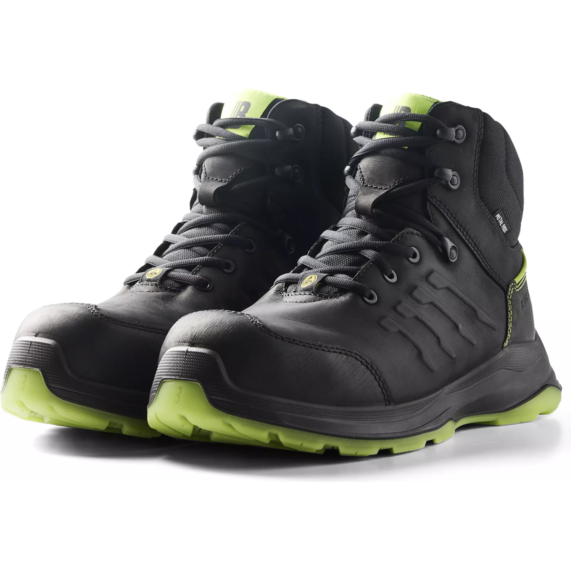 Blaklader 241300009943, SPRINTER Safety Shoe, Black/Lime Green, image 3